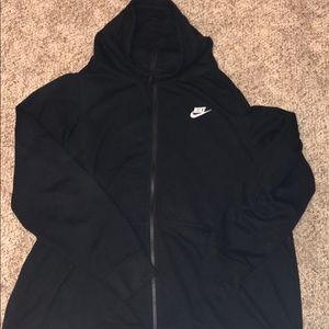 Black nike cowel nick zip up